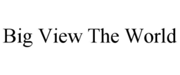 BIG VIEW THE WORLD trademark