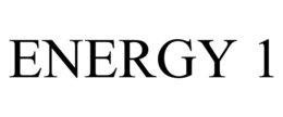 ENERGY 1 trademark