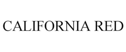 CALIFORNIA RED trademark