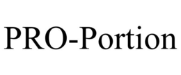 PRO-PORTION trademark