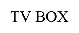 TV BOX trademark