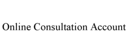 ONLINE CONSULTATION ACCOUNT trademark