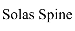 SOLAS SPINE trademark