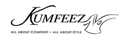 KUMFEEZ ALL ABOUT COMFORT · ALL ABOUT STYLE trademark