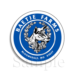 SAMPLE BAETJE FARMS BLOOMSDALE, MO 63627 trademark
