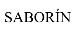 SABORÍN trademark