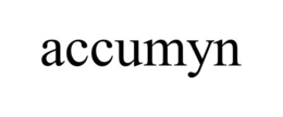 ACCUMYN trademark