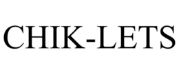 CHIK-LETS trademark