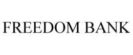 FREEDOM BANK trademark