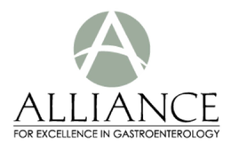 A ALLIANCE FOR EXCELLENCE IN GASTROENTEROLOGY trademark