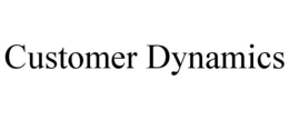 CUSTOMER DYNAMICS trademark