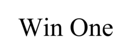 WIN ONE trademark