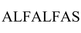ALFALFAS trademark