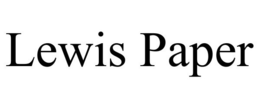 LEWIS PAPER trademark