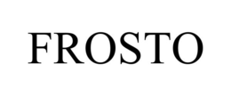 FROSTO trademark