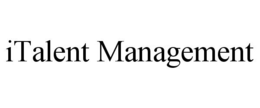 ITALENT MANAGEMENT trademark