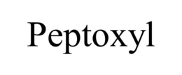 PEPTOXYL trademark