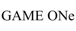 GAME ONE trademark