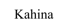 KAHINA trademark