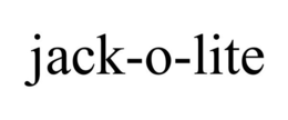 JACK-O-LITE trademark