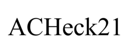ACHECK21 trademark