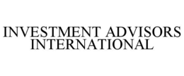 INVESTMENT ADVISORS INTERNATIONAL trademark