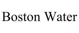 BOSTON WATER trademark