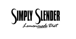SIMPLY SLENDER LEMONMADE DIET trademark
