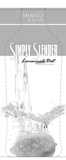 HERBAL CLEAN SIMPLY SLENDER LEMONMADE DIET DIETARY SUPPLEMENT trademark