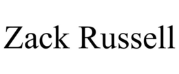 ZACK RUSSELL trademark