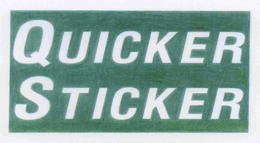 QUICKER STICKER trademark