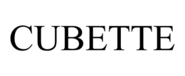 CUBETTE trademark