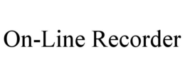 ON-LINE RECORDER trademark