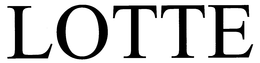 LOTTE trademark