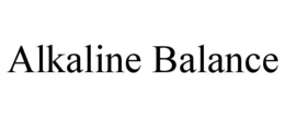 ALKALINE BALANCE trademark