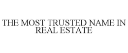 THE MOST TRUSTED NAME IN REAL ESTATE trademark