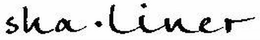 SHA·LINER trademark