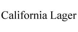 CALIFORNIA LAGER trademark