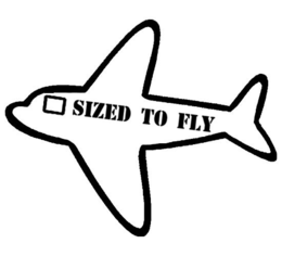 SIZED TO FLY trademark