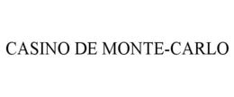 CASINO DE MONTE-CARLO trademark