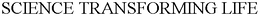SCIENCE TRANSFORMING LIFE trademark