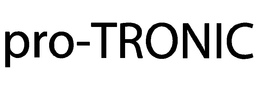 PRO-TRONIC trademark