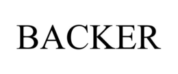 BACKER trademark