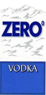ZERO° VODKA trademark