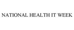 NATIONAL HEALTH IT WEEK trademark
