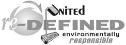 UNITED RE-DEFINED ENVIRONMENTALLY RESPONSIBLE UNITED trademark