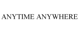 ANYTIME ANYWHERE trademark