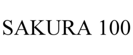 SAKURA 100 trademark