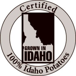 CERTIFIED GROWN IN IDAHO 100% IDAHO POTATOES trademark
