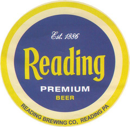 EST 1886 READING PREMIUM BEER trademark